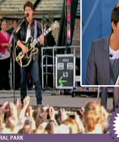 JoBros Sing Westside Tune to East Coast Crowd
