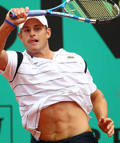 Andy Roddick at the French Open -- Just 'Cuz