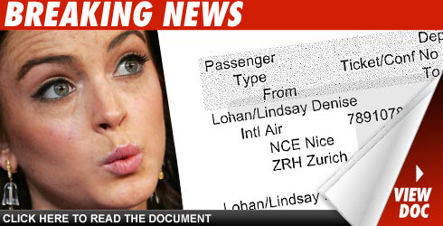 Lindsay Lohan Had a Ticket to Ride Lindsay Lohan Had a Ticket to Ride