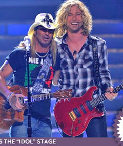 Bret Michaels Surprises 'Idol' Crowd