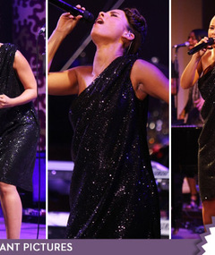 Alicia Keys -- Baby Bumpwatch Is On!