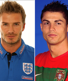David & Cristiano's World Cup Pics -- Just 'Cuz