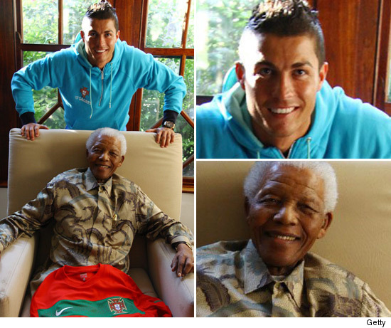 Cristiano Ronaldo & Nelson Mandela Cristiano Ronaldo & Nelson Mandela