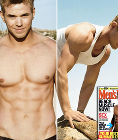 Kellan Lutz in Men's Fitness -- Just 'Cuz