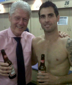 US Soccer Stud & Clinton -- Just 'Cuz