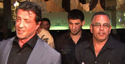 Stallone & John Gotti -- Plotting, Scheming, Eating