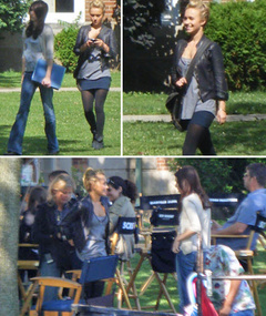 Hayden & Emma Roberts -- New 'Scream' Shots!