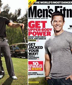 Mark Wahlberg in Men's Fitness -- Just 'Cuz