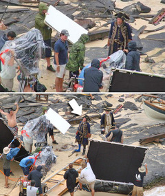 'Pirates 4' -- First Look at Captain Barbossa!