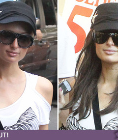 Paris Hilton Wigs Out in Paris