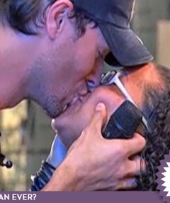 Enrique Iglesias Locks Lips with Fan on TV