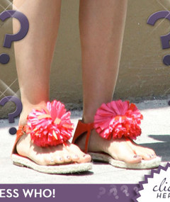 Guess Whose Flowery Feet!