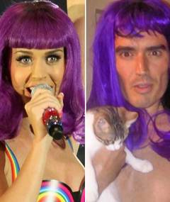 Katy vs. Russell -- It's a Wig Off!
