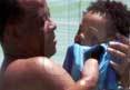 Dr. Conrad Murray -- Son On a Beach