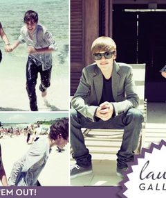 Kim Kardashian & Justin Bieber Go to Elle