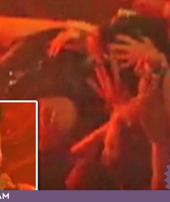 Adam Lambert Makes Out with Fans at Show!