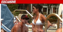 Michael Phelps Scores at the Pool ... with Miss Cali