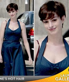 Hathaway Debuts Short, New 'Do