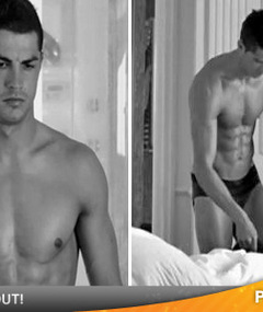 Cristiano's Steamy Armani Ad!