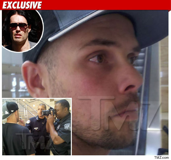 Russell Brand Attacking Paparazzi.