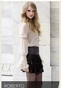 Taylor Swift Glams for Cavalli