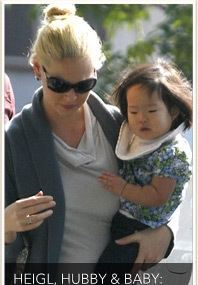 Katherine Heigl Kicks It With Her Family