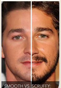 Smooth vs. Scruffy: Star Facial Hair