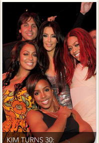 Kim K's Bicoastal Birthday Weekend