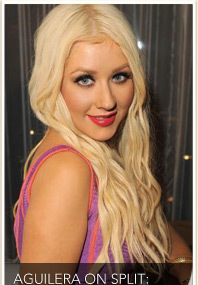 Aguilera: "A Lot of Tears" Over Split