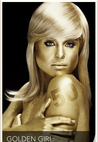 Kelly O: Topless & Dipped in Gold!