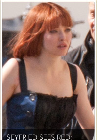 Amanda Seyfried Rocks Red Wig