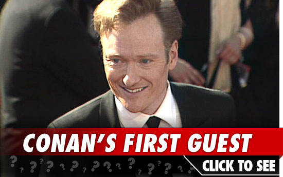 Conan O'Brien first guest: