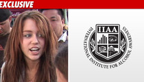 Miley Cyrus -- Under Fire for Beer Consumption 