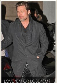 Pitt: Leather Pants for Dinner Date