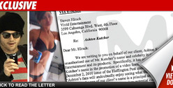 Ashton Kutcher -- Legal Threats Over Sex Tape
