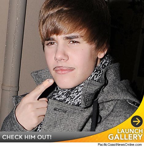 justin bieber body hair. Justin Bieber Sports Facial