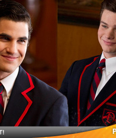 Kurt & Blaine's "Glee" Christmas Duet!