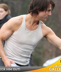 Tom Cruise Packs on the Muscle