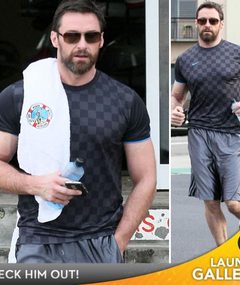 Eye Candy: Hugh Jackman's Wolverine Workout!