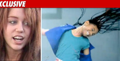 Miley Cyrus -- Whipping Herself on Movie Set