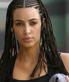 Kim Kardashian Rocks Cornrows!