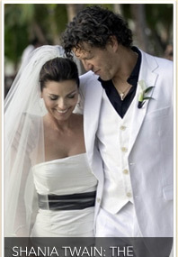 NEW FAB FOTOS! Shania Twain's Wedding Day!