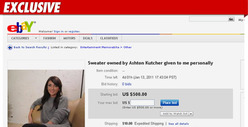 Alleged Ashton Mistress -- The Sweater Sale: Take 2