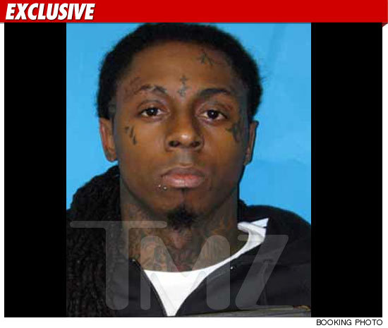 lil wayne with his hair cut in jail