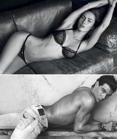 EYE CANDY: Megan Fox, Rafael Nadal Strip for Armani!