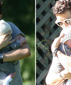 FAB FOTOS: Orlando Bloom Steps Out with Baby Flynn!