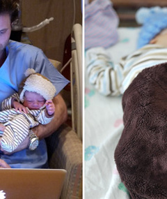 New Photos & Video! 'Bachelor' Jesse Csincsak's Newborn's First Tweet!
