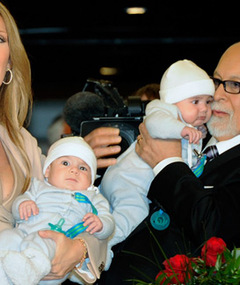 FAB FOTOS: Celine Dion Returns to Vegas with 4 Month Old Twins!