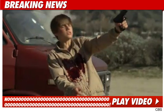 Justin Bieber took at least four shots to the chest in an epic battle with 