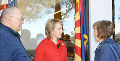 PHOTO -- Rep. Giffords Moments Before Shooting